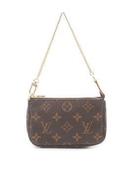 Louis Vuitton Pre-Owned: Коричневый клатч 