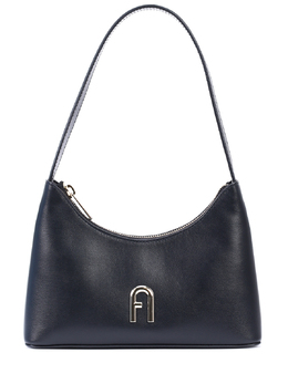 FURLA: Чёрная сумка 