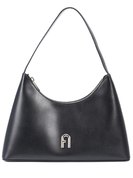 FURLA: Чёрная сумка 