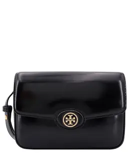 Tory Burch: Чёрная сумка  Robinson