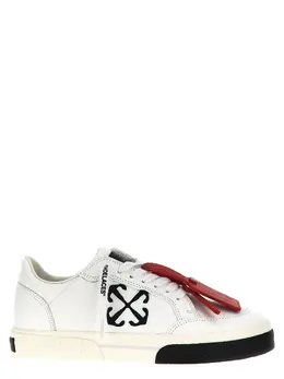 Off-White: Белые кроссовки  Vulcanized