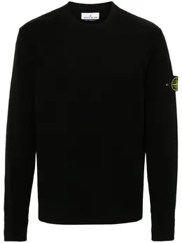 Stone Island: Свитер  Compass из шерсти