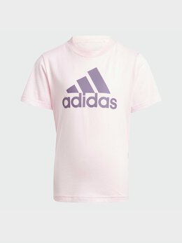 adidas: Розовая футболка  Essentials