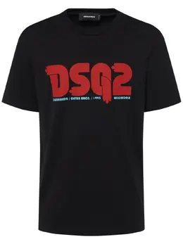 DSQUARED2: Хлопковая футболка 