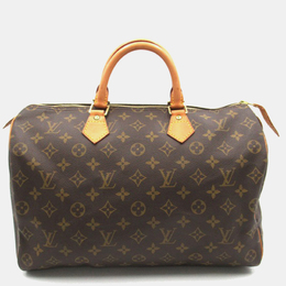 Louis Vuitton: Коричневая сумка  Speedy