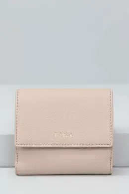 Furla: Бежевый кошелёк 