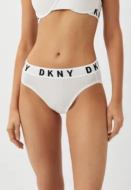 DKNY: Белые трусы 