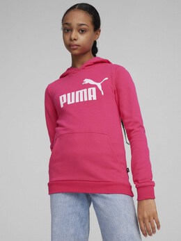 PUMA: Розовая толстовка  Essentials