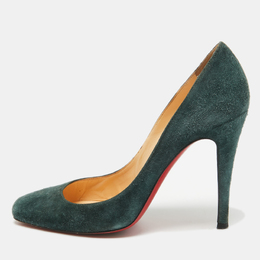 Christian Louboutin: Тёмные туфли 