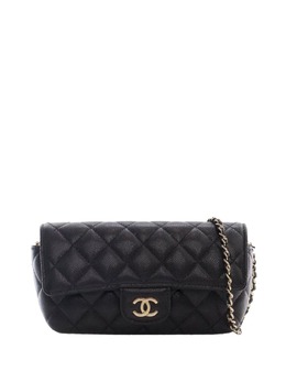 CHANEL Pre-Owned: Чёрные очки 