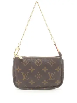 Louis Vuitton Pre-Owned: Коричневый клатч 