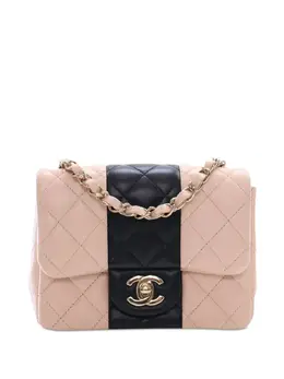 CHANEL Pre-Owned: Двухцветная сумка через плечо 