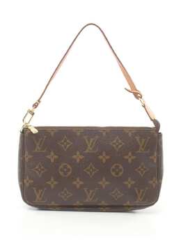 Louis Vuitton Pre-Owned: Коричневый клатч 