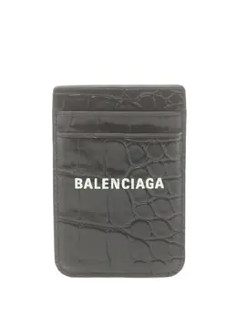 Balenciaga Pre-Owned: Чёрный картхолдер