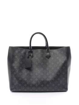 Louis Vuitton Pre-Owned: Чёрная сумка-шоппер 