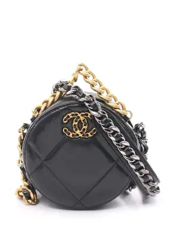 CHANEL Pre-Owned: Чёрная сумка 