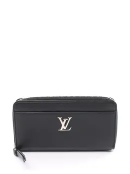 Louis Vuitton Pre-Owned: Чёрный кошелёк 