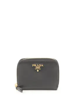 Prada Pre-Owned: Чёрный кошелёк 