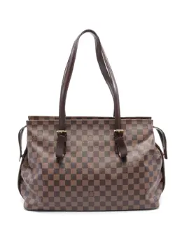 Louis Vuitton Pre-Owned: Коричневая сумка-шоппер 