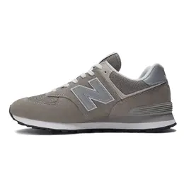 New Balance: Серые кроссовки  574