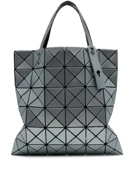 Bao Bao Issey Miyake: Серебристая сумка-шоппер 