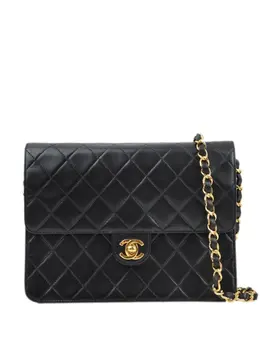 CHANEL Pre-Owned: Чёрная сумка 