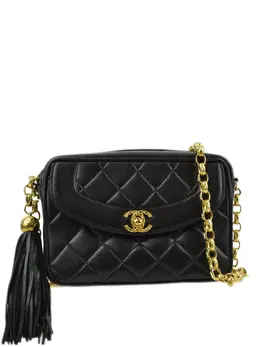 CHANEL Pre-Owned: Чёрная сумка 