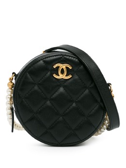 CHANEL Pre-Owned: Чёрный клатч 