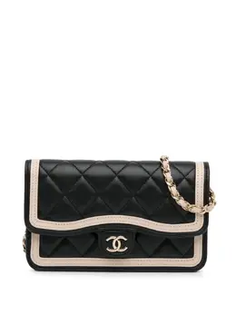 CHANEL Pre-Owned: Двухцветная сумка через плечо 