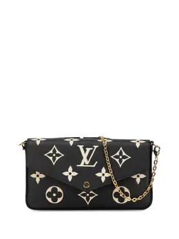 Louis Vuitton Pre-Owned: Двухцветная сумка через плечо 