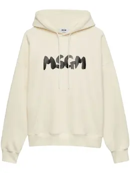 MSGM: Белая толстовка 