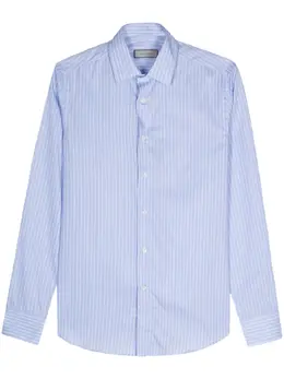 Canali: Рубашка в полоску 