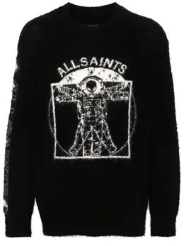 AllSaints: Трикотажный свитер 