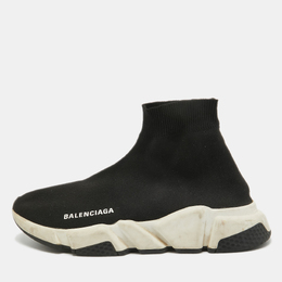 Balenciaga: Чёрные кроссовки  Speed Trainer