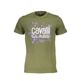 Cavalli Class: Зелёная футболка 