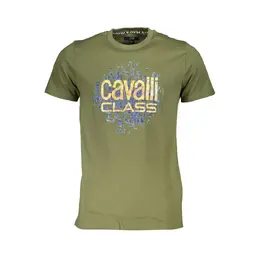 Cavalli Class: Зелёная футболка 