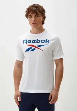 Reebok: Белая футболка 