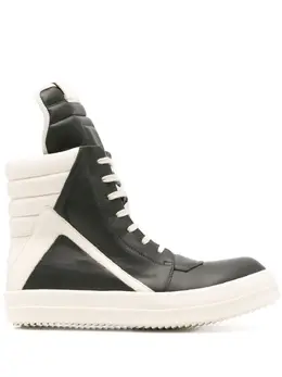 Rick Owens: Чёрные кроссовки  Geobasket