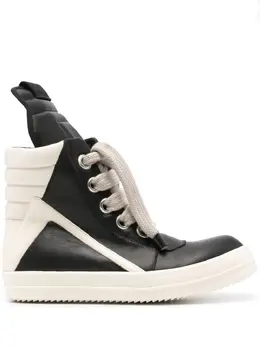 Rick Owens: Чёрные кроссовки  Geobasket