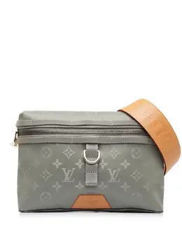 Louis Vuitton Pre-Owned: Серебристая сумка