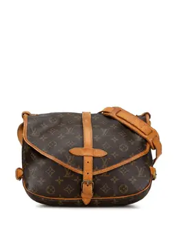 Louis Vuitton Pre-Owned: Коричневая сумка через плечо 