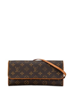 Louis Vuitton Pre-Owned: Коричневая сумка через плечо