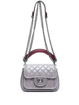 CHANEL Pre-Owned: Серебристая сумка 