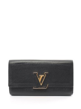 Louis Vuitton Pre-Owned: Чёрный кошелёк 