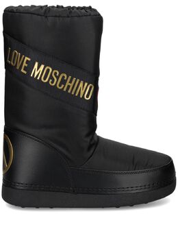 Love Moschino: Чёрные ботинки 