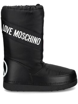 Love Moschino: Чёрные ботинки 