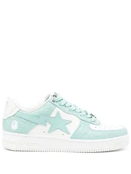 A BATHING APE®: Светлые кроссовки 