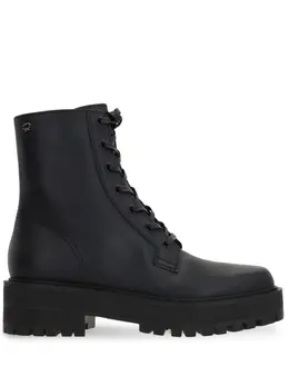 Gianvito Rossi: Чёрные ботинки 
