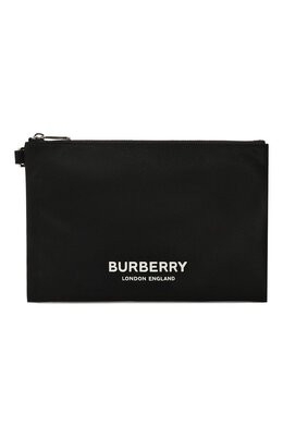 Burberry: Чёрный клатч 