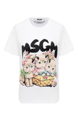 MSGM: Хлопковая футболка 